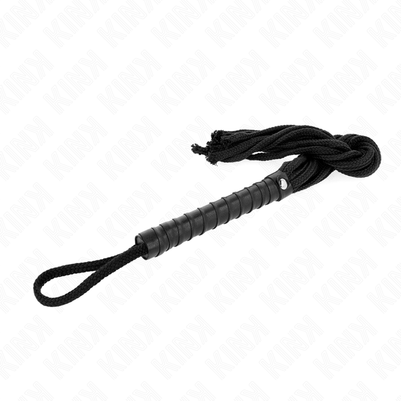KINK - FRUSTA IN CORDA NERA 56 CM – Fruste BDSM – foto 5