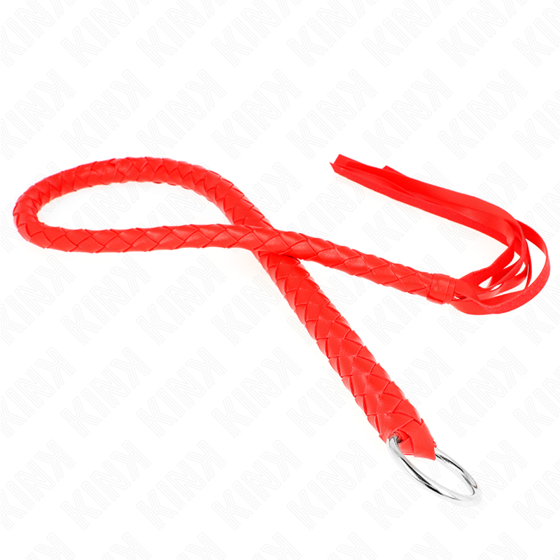 KINK - FRUSTA SERPENTE CON ANELLO MANO ROSSO 65 CM – Fruste BDSM – foto 2