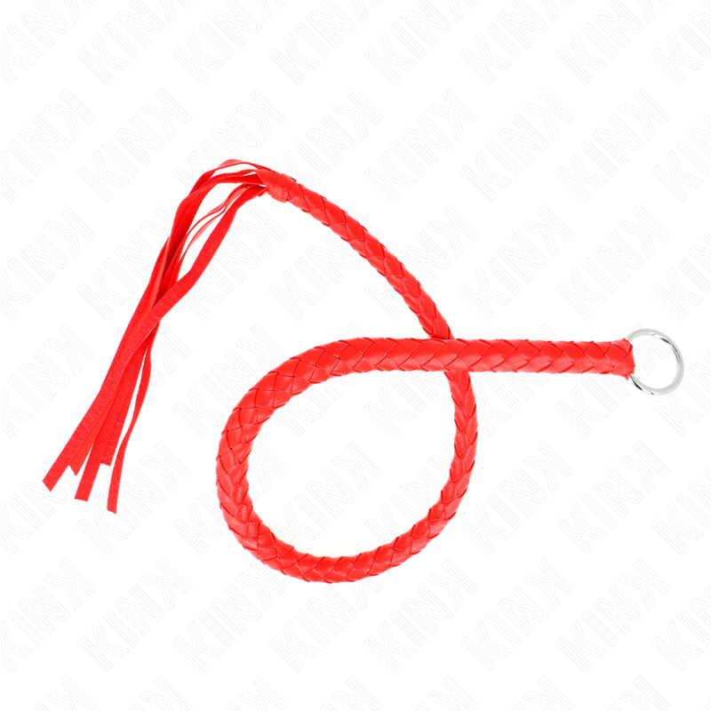 KINK - FRUSTA SERPENTE CON ANELLO MANO ROSSO 65 CM – Fruste BDSM – foto 4