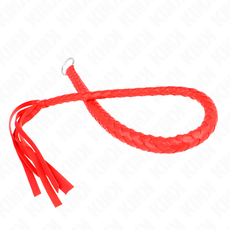 KINK - FRUSTA SERPENTE CON ANELLO MANO ROSSO 65 CM – Fruste BDSM – foto 5