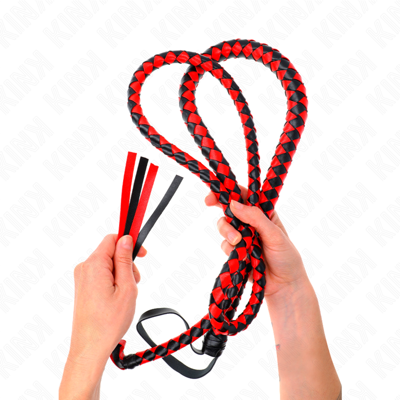 KINK - FRUSTA SERPENTE LUNGA ROSSA 210 CM – Fruste BDSM