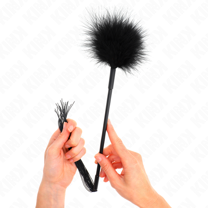 KINK - FRUSTA IN SILICONE CON PIUME PER SOLLETICO 47 CM – Piume
