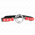 KINK - GAG CON O-RING MULTIPLI 4/4,8 CM ROSSO 38 X 56 CM – Mascelle