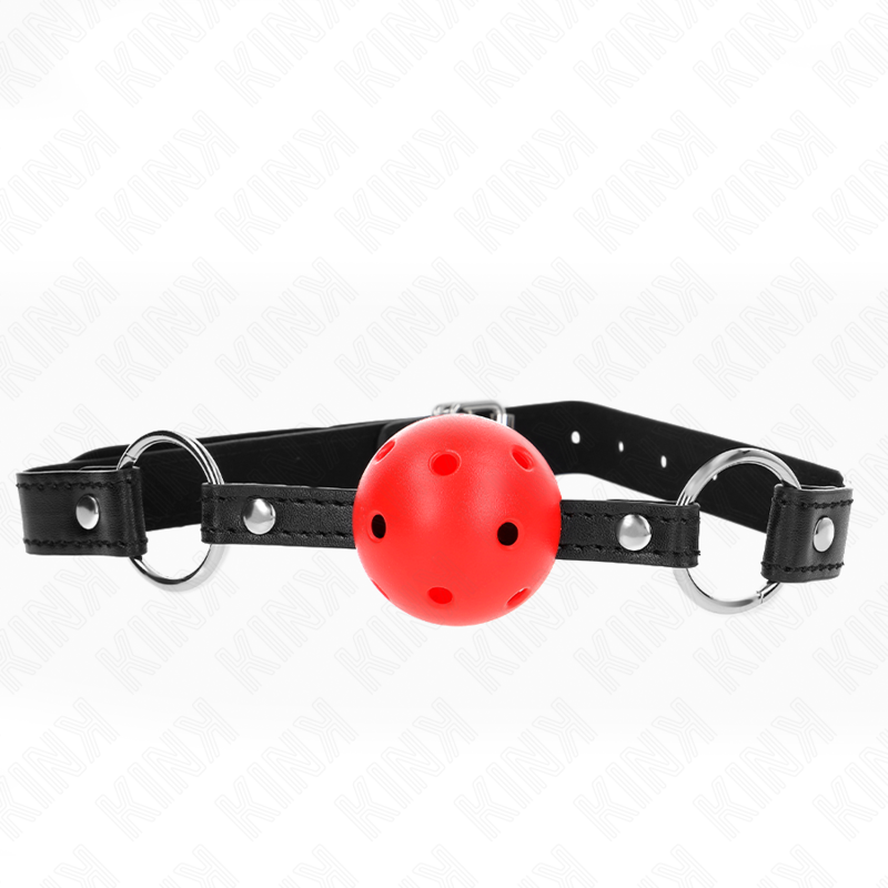 KINK - PALLA CAVA DURA ROSSA 4,5 CM MODELLO GAG 1 63,5 X 2 CM – Mascelle
