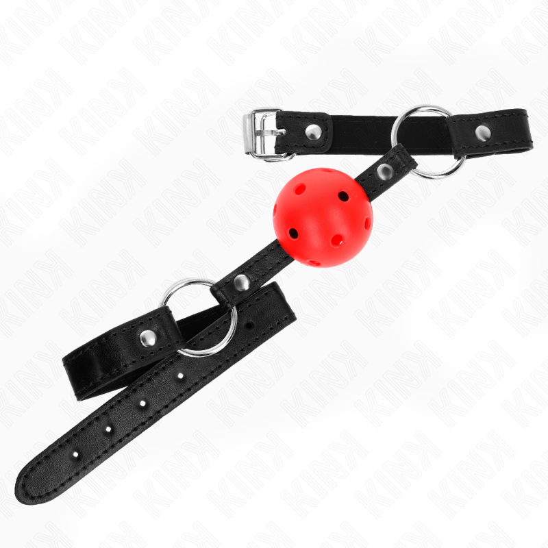 KINK - PALLA CAVA DURA ROSSA 4,5 CM MODELLO GAG 1 63,5 X 2 CM – Mascelle – foto 2