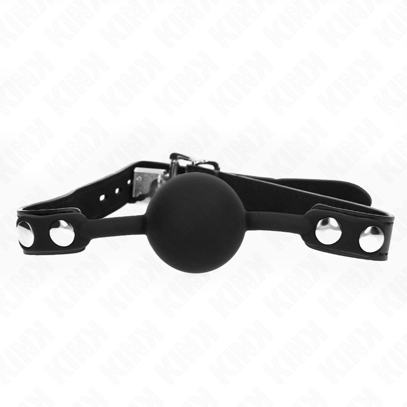 KINK - MODELLO 1 PALLA IN SILICONE 4 CM GAG CON SERRATURA 60 x 2 CM – Mascelle