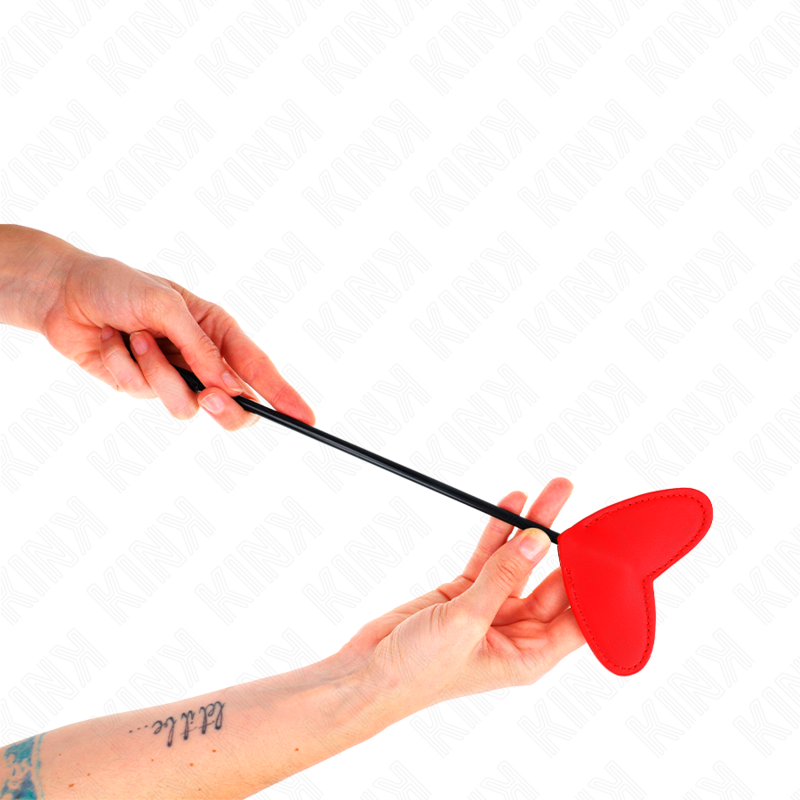 KINK - PALETTE A FORMA DI CUORE ROSSO 33 X 10 CM – Palette BDSM – foto 3