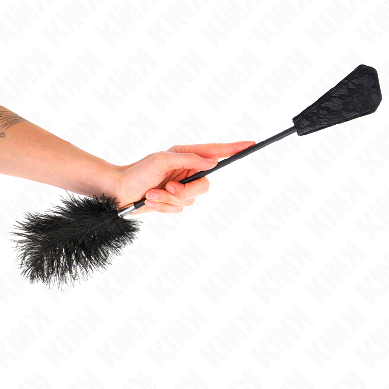 KINK - PIUME DI STRUZZO PER SOLLETICO CON PIZZO PALLET 56 CM – Piume – foto 3