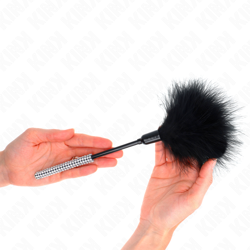 KINK - PIUME TICKLE CON MANICO STRASS 27 CM – Piume – foto 3