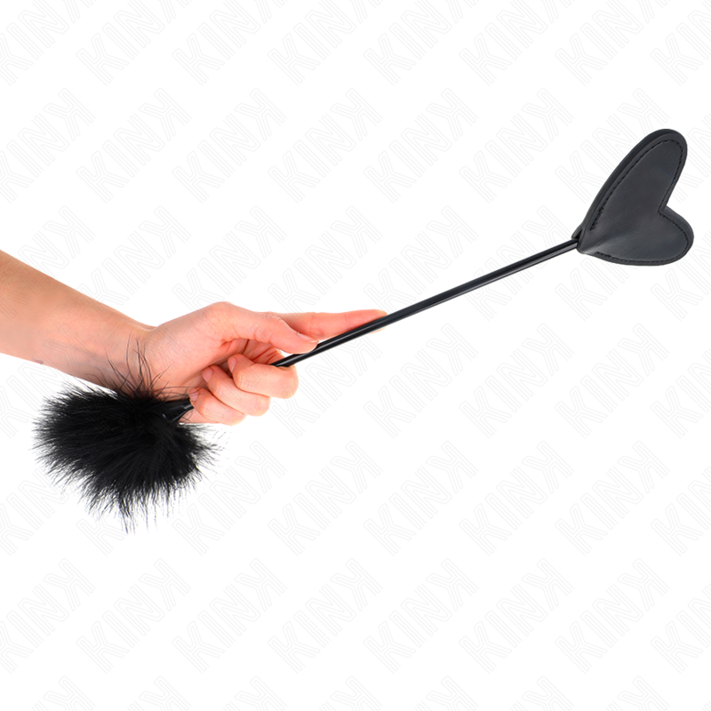 KINK - PIUME SOLLETICO CON CUORE PAGAIA 31 CM – Piume – foto 3