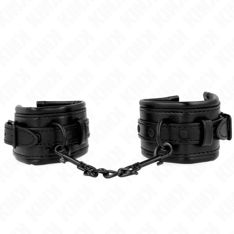 KINK - RESISTENZA DA POLSO NERA REGOLABILE 20-30 CM X 6 CM – Sistemare le manette – foto 2