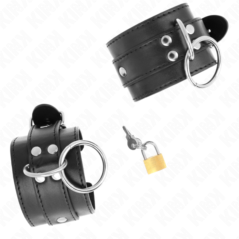 KINK - FERMAPOLSO CON BLOCCAGGIO O-RING NERO REGOLABILE 20-28 CM X 5,5 CM – Sistemare le manette – foto 3