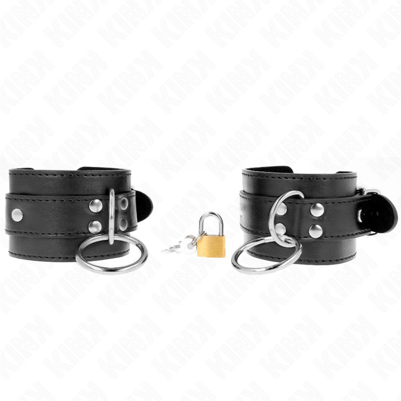 KINK - FERMAPOLSO CON BLOCCAGGIO O-RING NERO REGOLABILE 20-28 CM X 5,5 CM – Sistemare le manette – foto 2