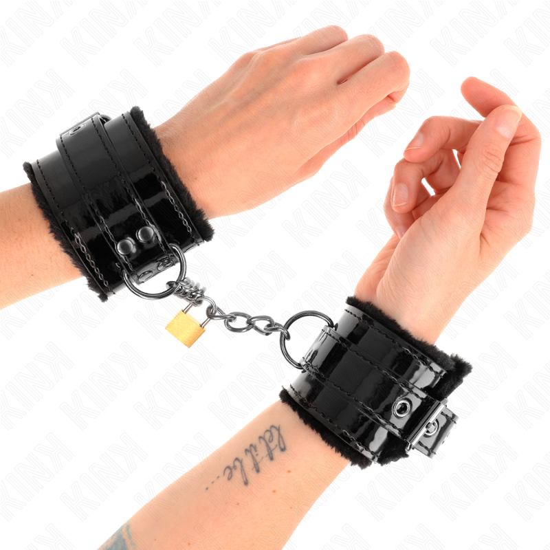 KINK - RESISTENZA DA POLSO LEGGERA CON SERRATURA IN RAME REGOLABILE 17-29 CM X 5,5 CM – Sistemare le manette