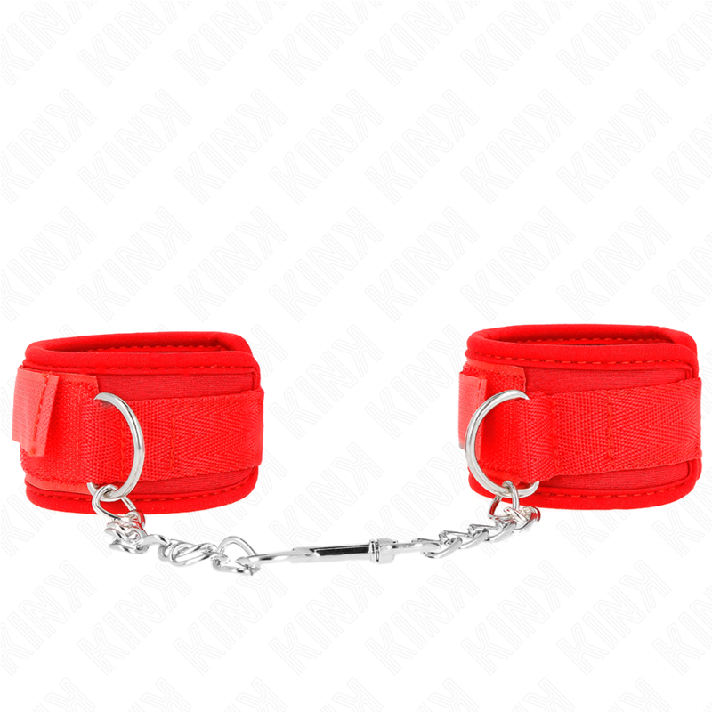 KINK - RESISTENZA POLSO IN NEOPRENE ROSSO 42 X 5 CM – Sistemare le manette – foto 2