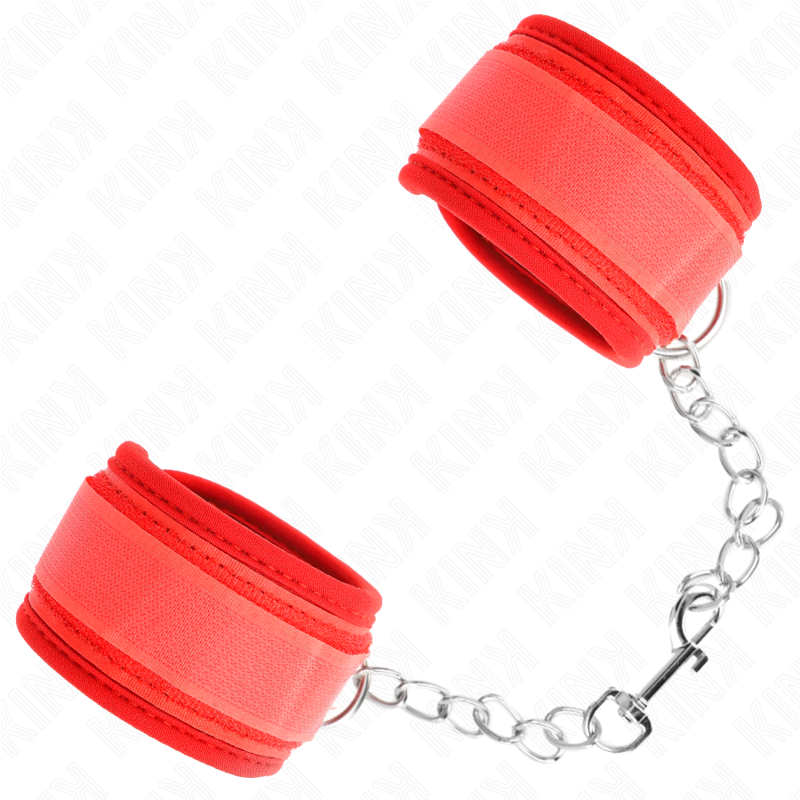 KINK - RESISTENZA POLSO IN NEOPRENE ROSSO 42 X 5 CM – Sistemare le manette – foto 3