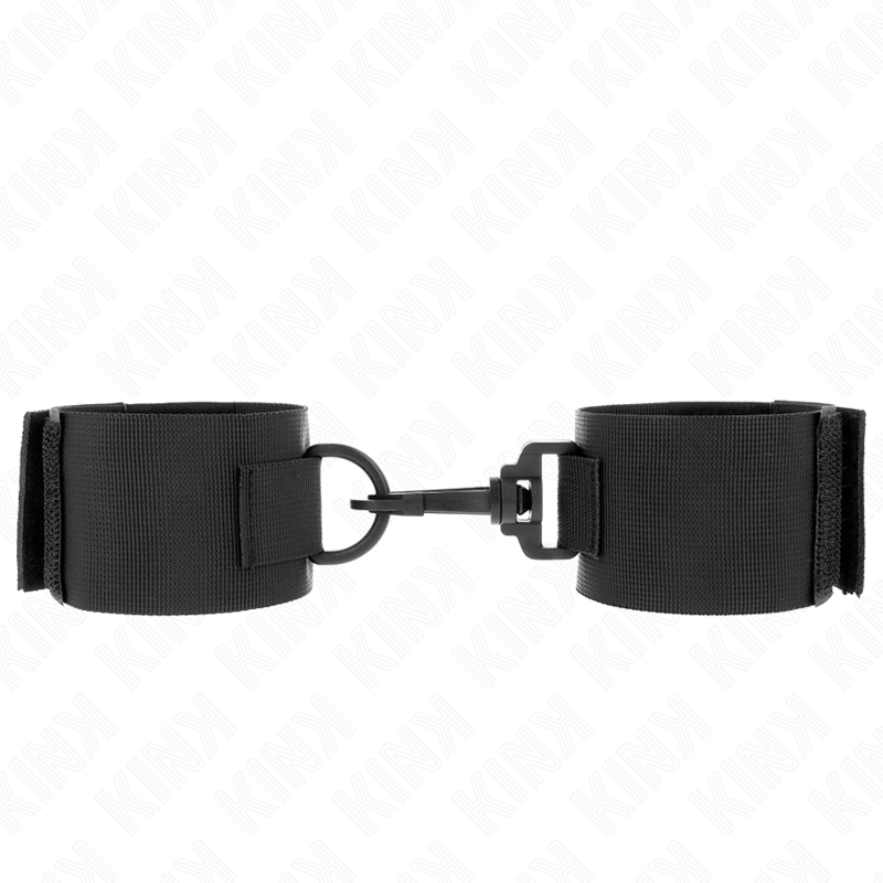 KINK - POGGIPOLSO IN NYLON NERO – Sistemare le manette – foto 2