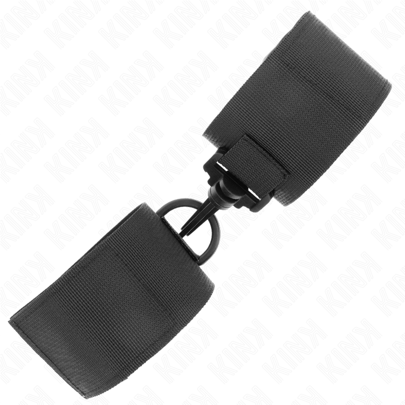 KINK - POGGIPOLSO IN NYLON NERO – Sistemare le manette – foto 3