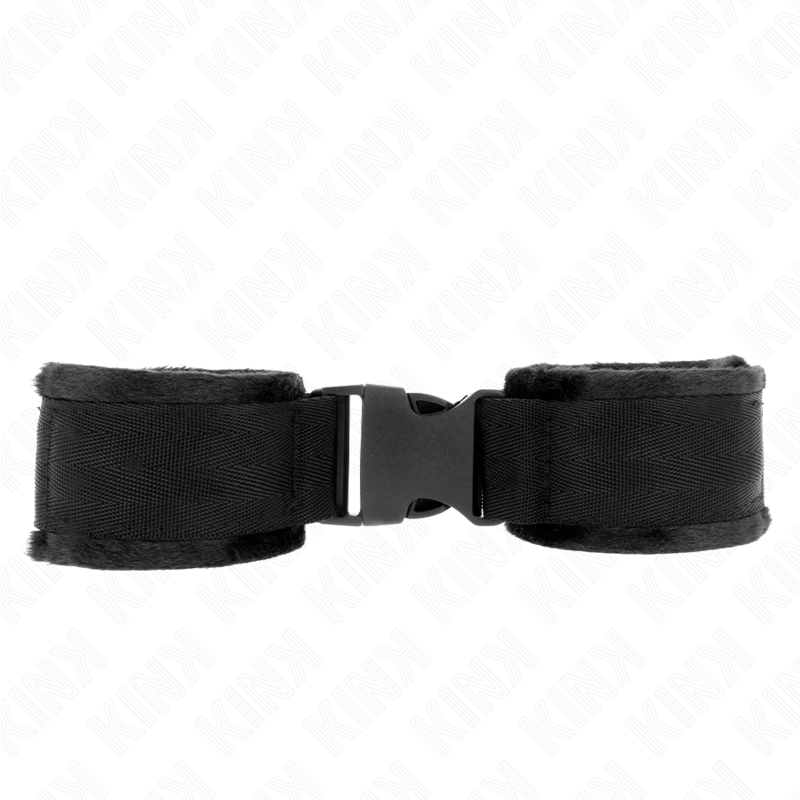 KINK - TENUTA DA POLSO IN NYLON HOOK&LOOP ROSSO-NERO MODELLO 1 REGOLABILE 25-35 CM X 6 CM – Sistemare le manette – foto 2