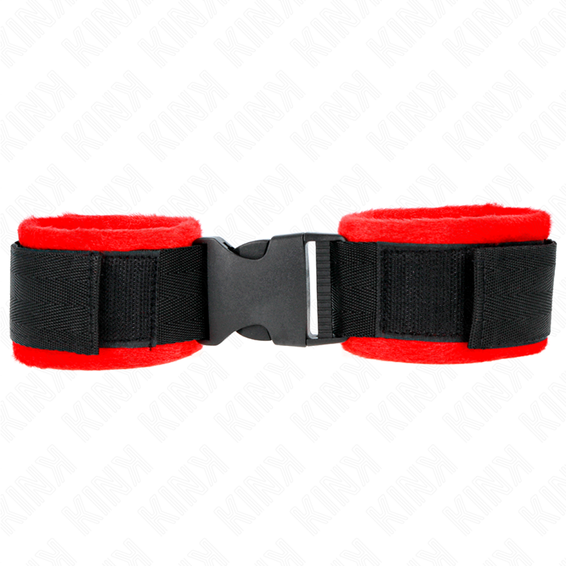 KINK - TENUTA DA POLSO IN NYLON HOOK&LOOP NERA MODELLO 1 AJDUSTABLE 25-35 CM X 6 CM – Sistemare le manette – foto 2