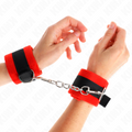 KINK - POLSINI IN PELLICCIA PER PRINCIPIANTI NERO-ROSSO 30 X 7 CM – Sistemare le manette