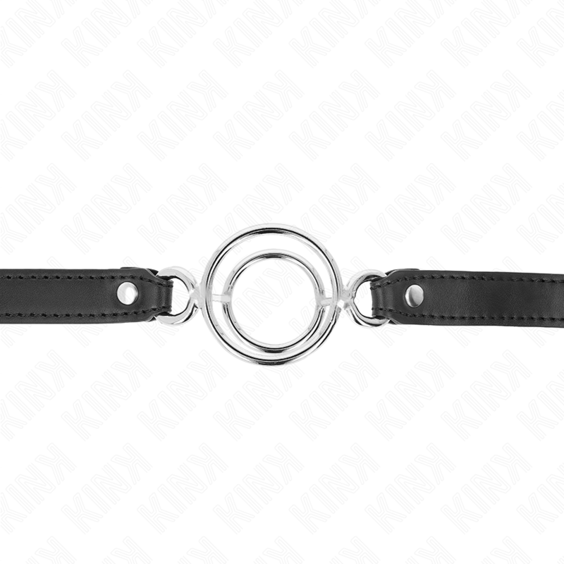 KINK - BAVAGLIO CON O-RING MULTIPLI 5 CM NERO 63 X 2,5 CM – Mascelle – foto 3
