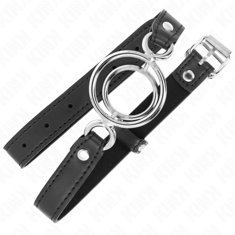 KINK - BAVAGLIO CON O-RING MULTIPLI 5 CM NERO 63 X 2,5 CM – Mascelle – foto 2