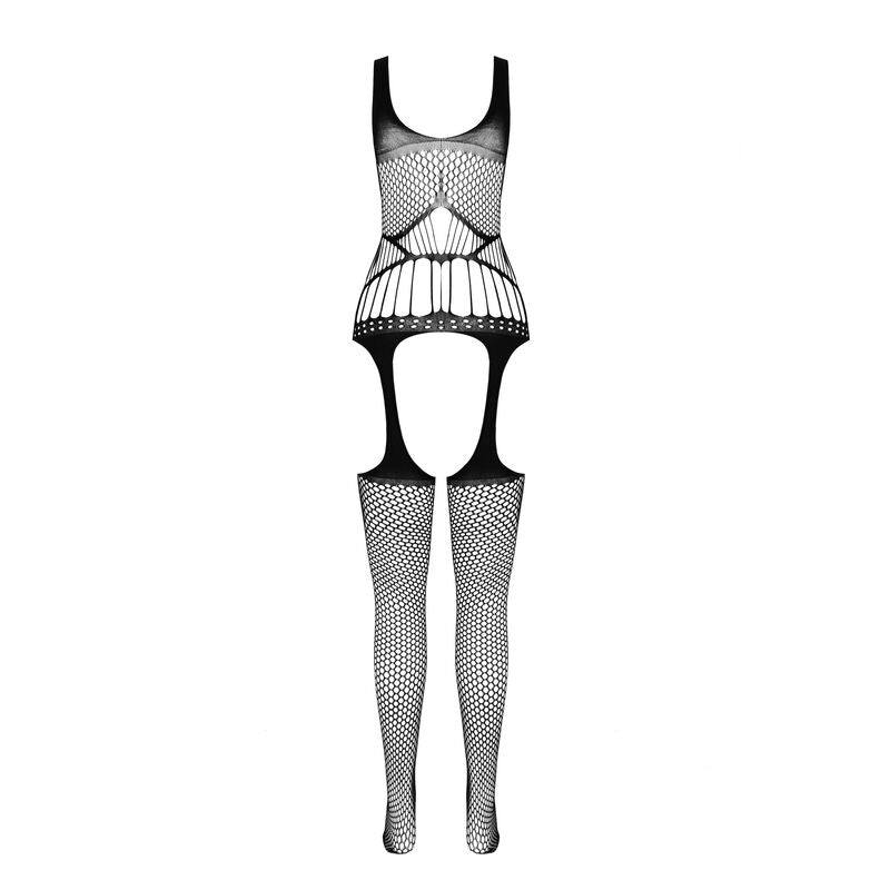 PASSION - BS 106 BODYSTOCKING NERO TAGLIA UNICA – Bodystocking – foto 3