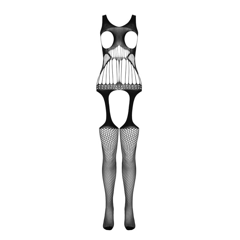 PASSION - BS 106 BODYSTOCKING NERO TAGLIA UNICA – Bodystocking – foto 4