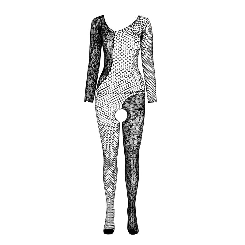 PASSION - BS 107 BODYSTOCKING BIANCO TAGLIA UNICA – Bodystocking – foto 4
