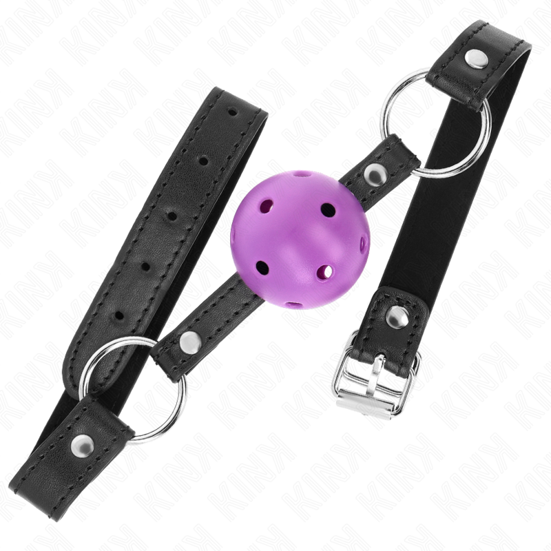 KINK - PALLA DURA CAVA VIOLA 4.5 CM BAVAGLIO 63.5 X 2 CM – Mascelle – foto 2