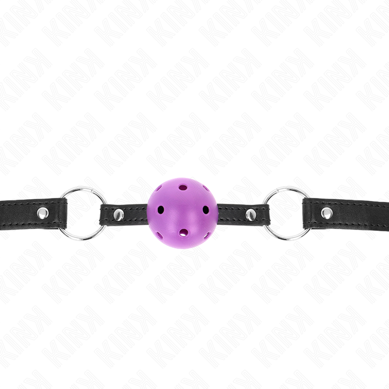 KINK - PALLA DURA CAVA VIOLA 4.5 CM BAVAGLIO 63.5 X 2 CM – Mascelle – foto 3