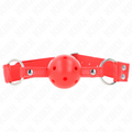 KINK - BALL GAG COMPLETO ROSSO CAVO DURO 62 x 2 CM – Mascelle