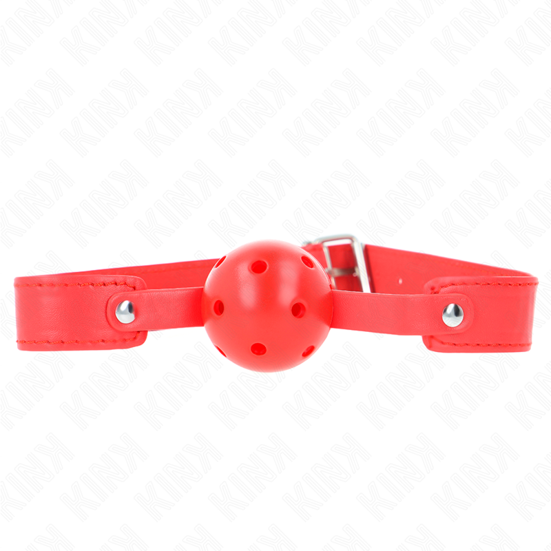KINK - PALLA TRASPIRANTE ROSSA 4,5 CM BAVAGLIO 65 x 2,5 CM – Mascelle