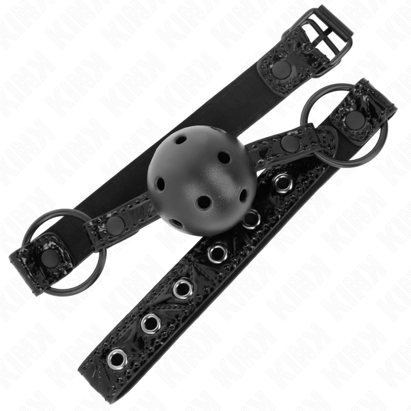 KINK - PALLA CON FANTASIA DIAMANTATA 4.5 CM MODELLO GAG 3 64.5 CM REGOLABILE 42-60 CM – Mascelle – foto 2