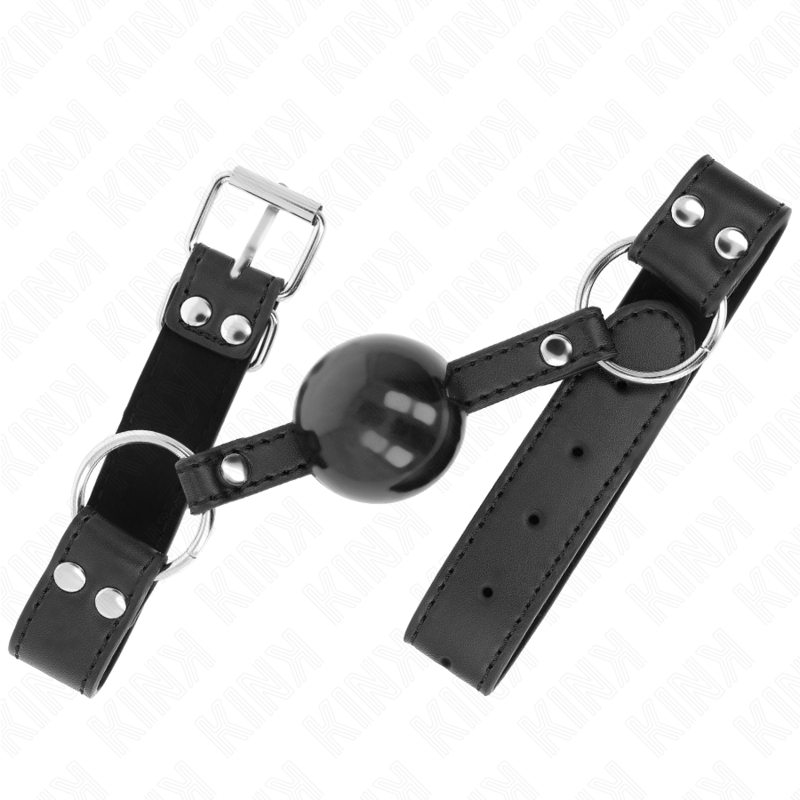 KINK - PALLA MORBIDA E SOLIDA BAVARO 4 CM CON CINTURINO IN SIMILPELLE 62 x 2,5 CM REGOLABILE 42-58 CM – Mascelle – foto 2
