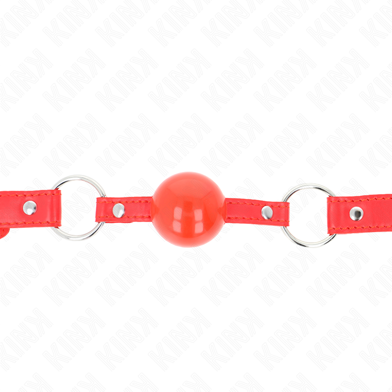 KINK - BALLA IN TPE 4 CM CON SERRATURA ROJO 60 x 2 CM – Mascelle – foto 3