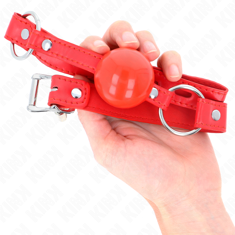 KINK - BALLA IN TPE 4 CM CON SERRATURA ROJO 60 x 2 CM – Mascelle – foto 4