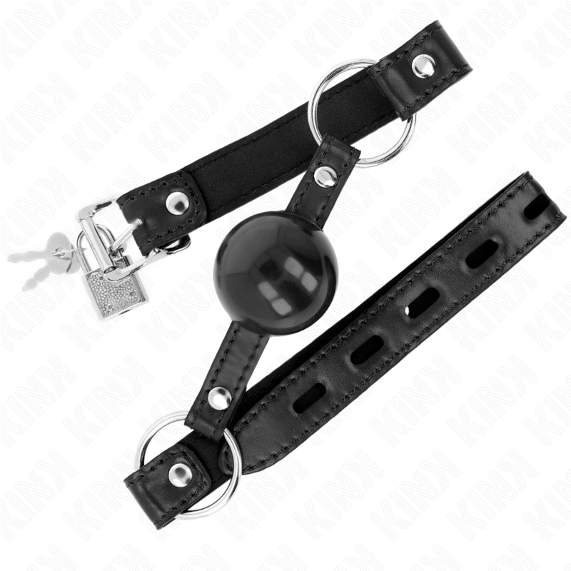 KINK - PALLA IN TPE NERA 4 CM GAG 60 x 2 CM – Mascelle – foto 2