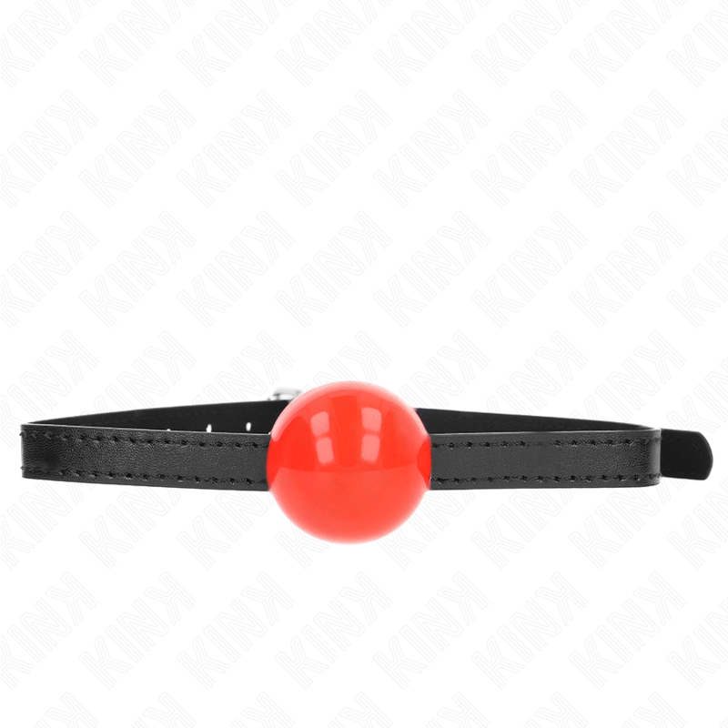 KINK - PALLA SINGOLA ROSSA GAG 4 CM 65 x 1,5 CM – Mascelle