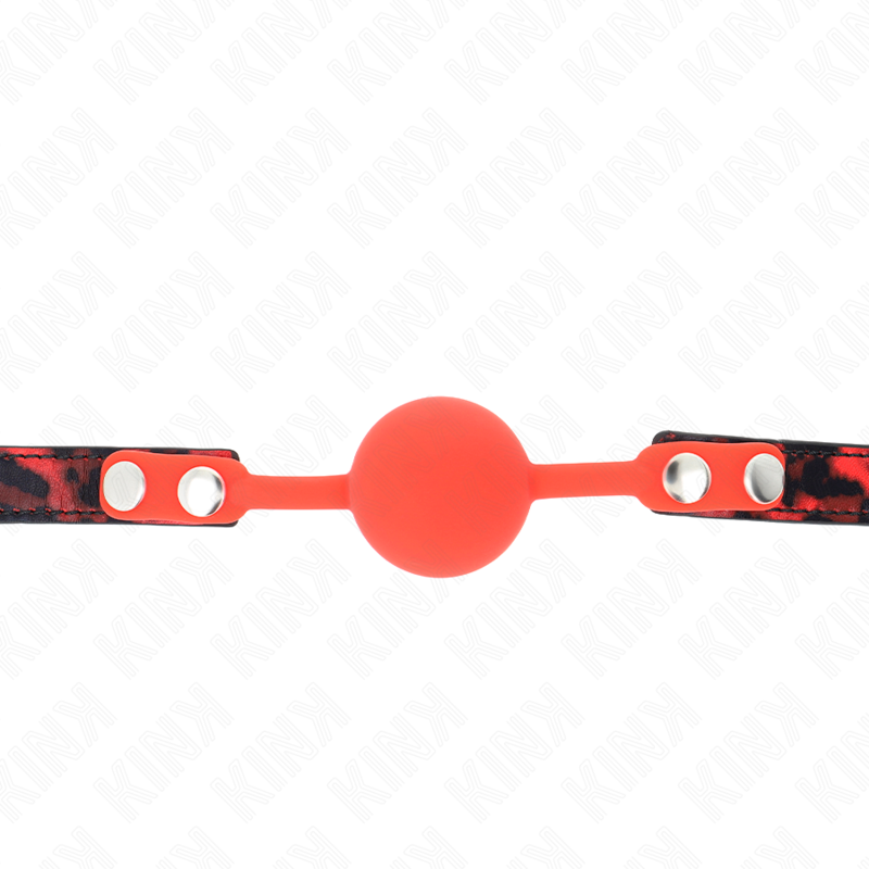 KINK - MODELLO 2 PALLA IN SILICONE 4 CM GAG CON SERRATURA 60 x 2 CM – Mascelle – foto 3