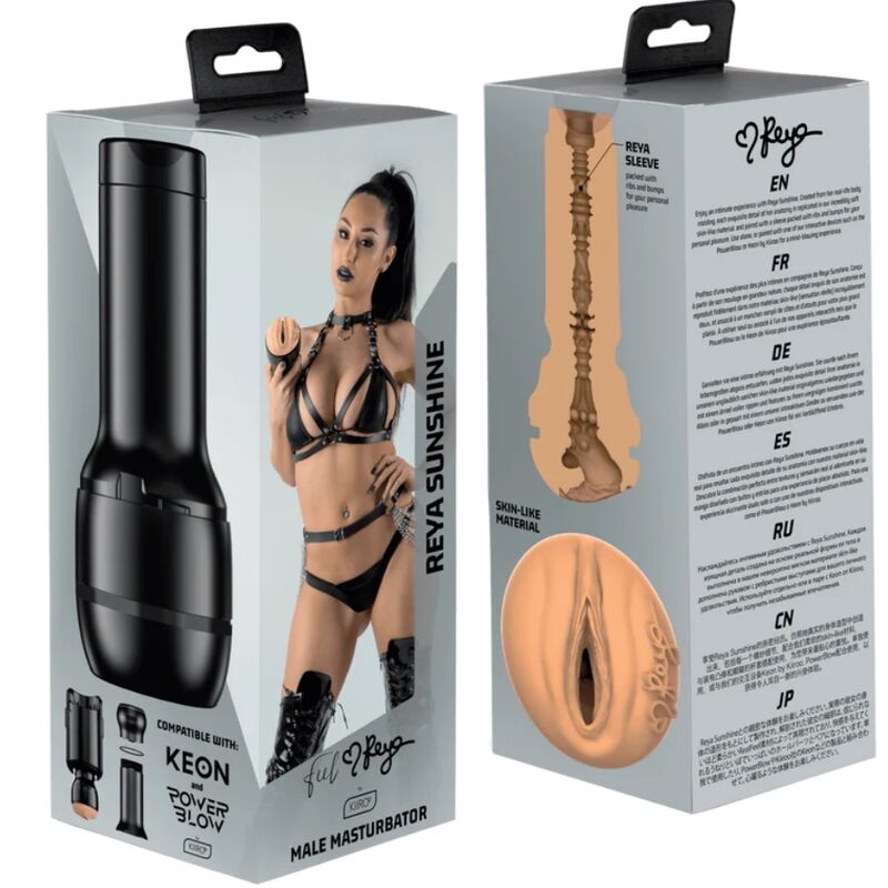 KIIROO - FEEL REYA SUNSHINE STROKER COLLEZIONE KIIROO STARS – Stelle porno vagine