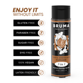BRUMA - OLIO DA MASSAGGIO PREMIUM EFFETTO CALORE SAPORE CUPACKE 3 IN 1 - 100 ML – Con effetto termico