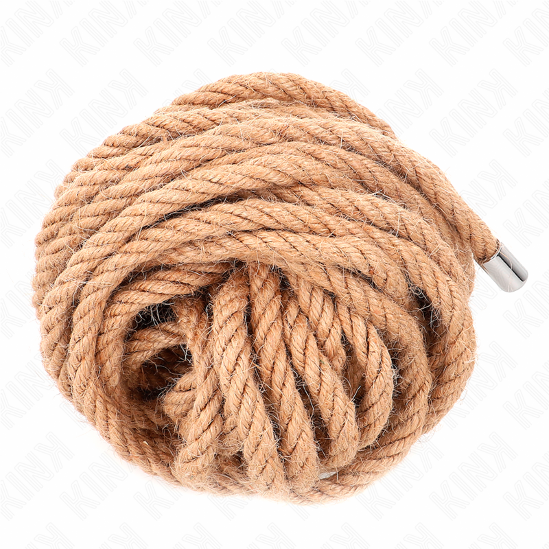 KINK - CORDA DI CANAPA CON TESTA IN METALLO 10 METRI – Corde
