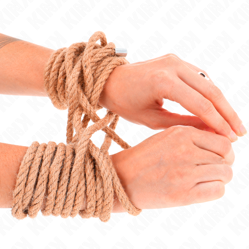 KINK - CORDA DI CANAPA CON TESTA IN METALLO 20 METRI – Corde