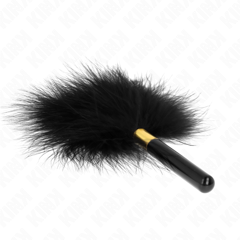KINK - PIUME TICKLE IN METALLO ORO NERO 18 CM – Piume – foto 3