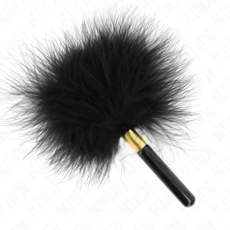 KINK - PIUME TICKLE IN METALLO ORO NERO 18 CM – Piume – foto 2