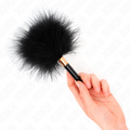 KINK - PIUME TICKLE IN METALLO ORO NERO 18 CM – Piume