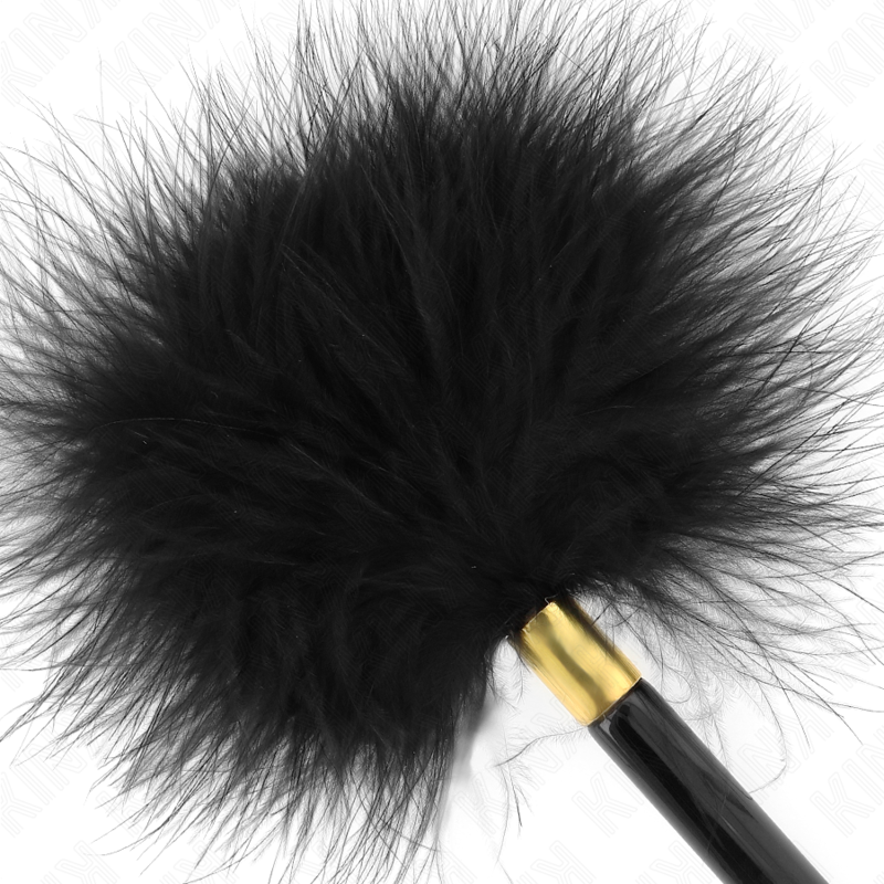 KINK - PIUME TICKLE IN METALLO ORO NERO 18 CM – Piume – foto 4