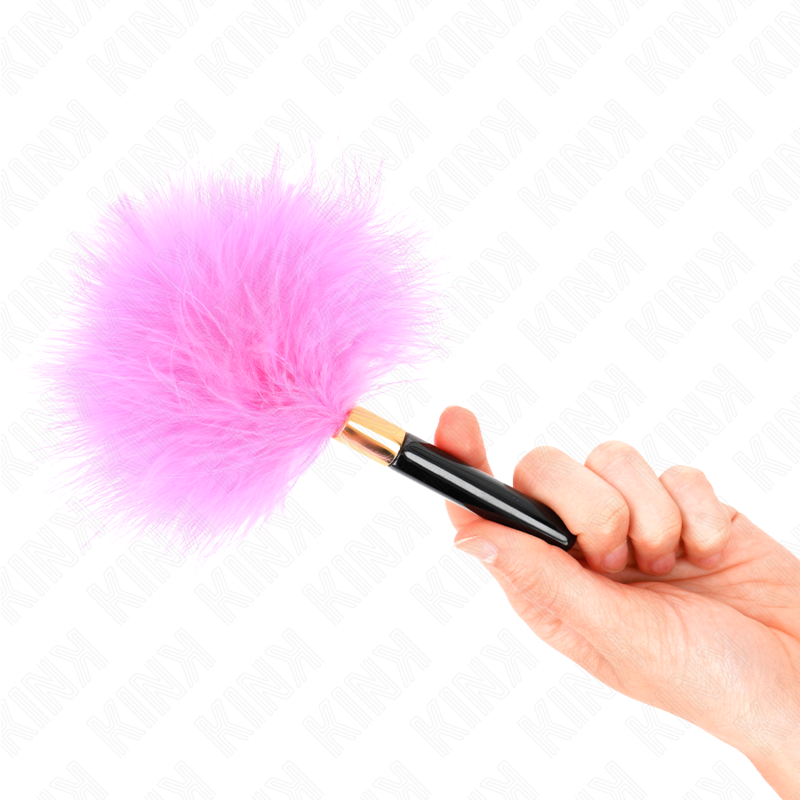 KINK - PIUME TICKLE IN METALLO ORO FUCSIA 18 CM – Piume